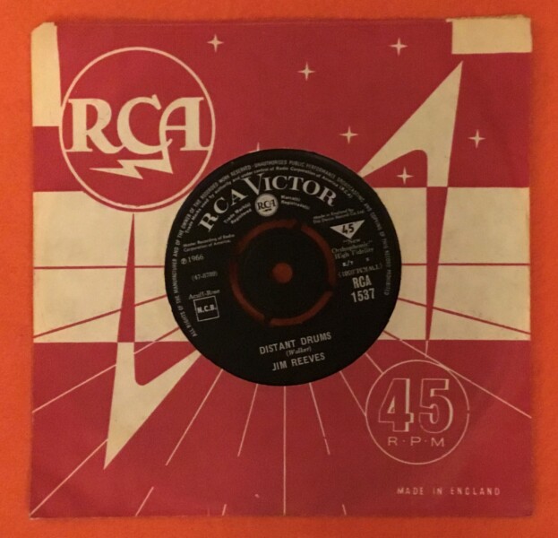 Jim Reeves- Distant Drums- Old Tige- RCA Records 7" 1966