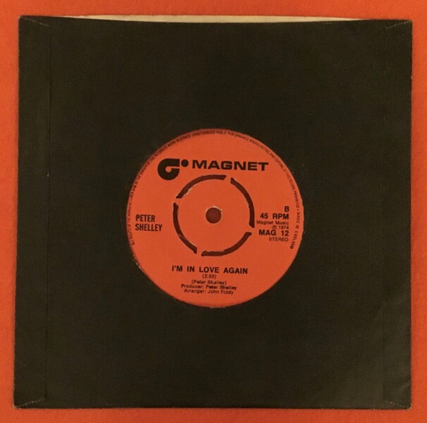 Peter Shelley- Gee Baby- I'm In Love Again- Magnet Records 7"- 1974 - Image 2