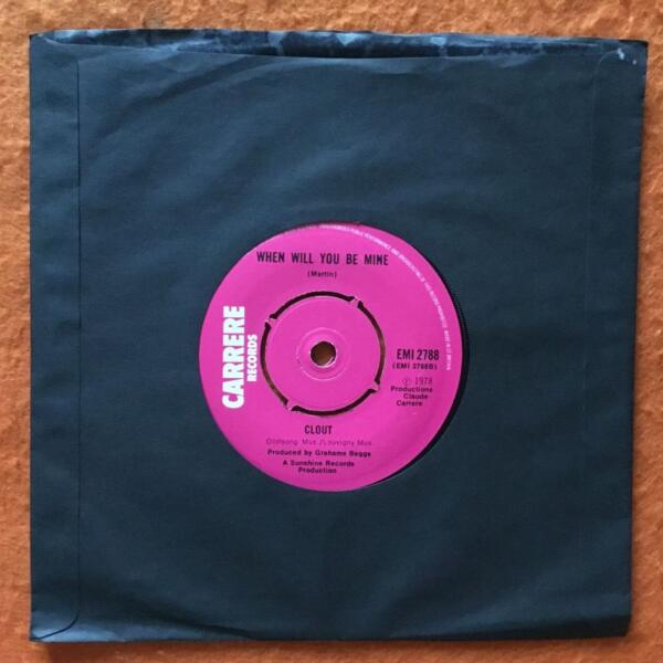 Clout- Substitute- When Will You Be Mine- Carrere Records 7" - 1978 - Image 2