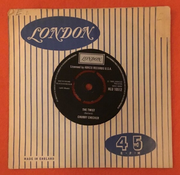 Chubby Checker- Let's Twist Again- The Twist- London Records 7"- 1961 - Image 2