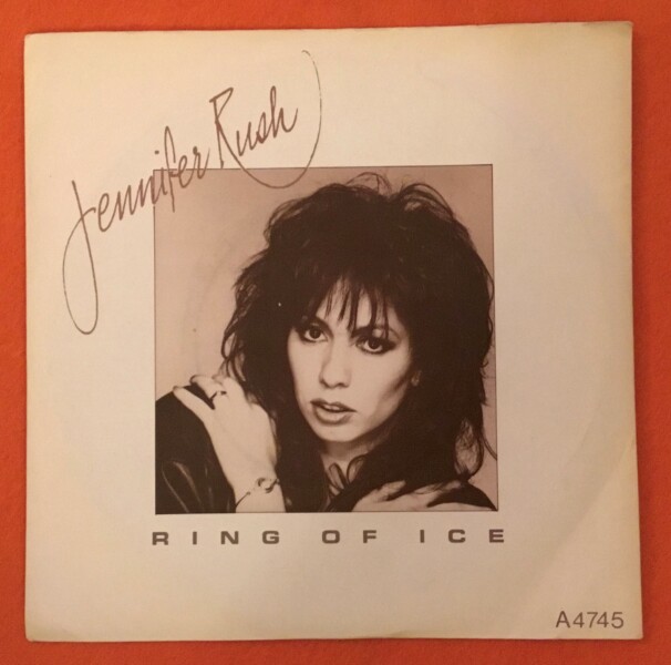 Jennifer Rush- Ring Of Ice- Never Gonna Turn Back Again- CBS Records 7" - 1984