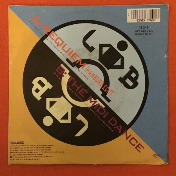 London Boys- Requiem- The Midi Dance- WEA Records 7" - 1988 - Image 2