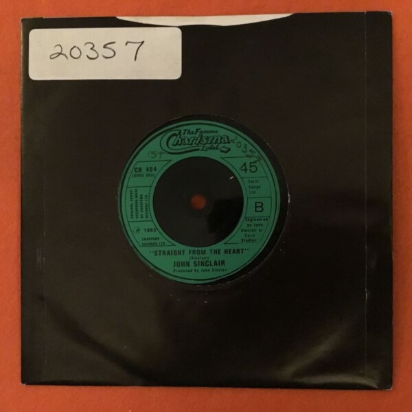 John Sinclair- The Naz- Straight From The Heart- Charisma Records 7" - 1979 - Image 2