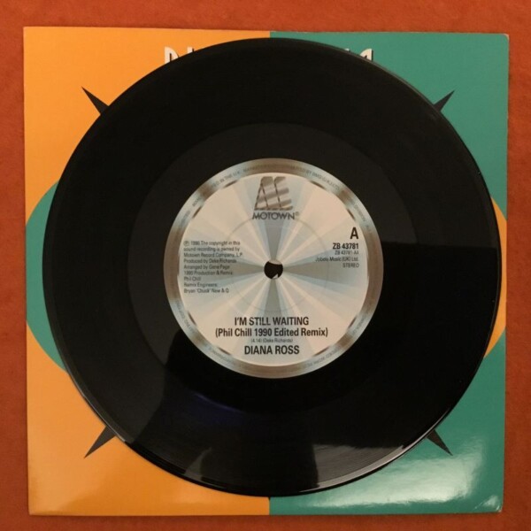 Diana Ross -I'm Still Waiting- Remix & Original - Motown Records 7" 1970 - Re-issue - Image 3
