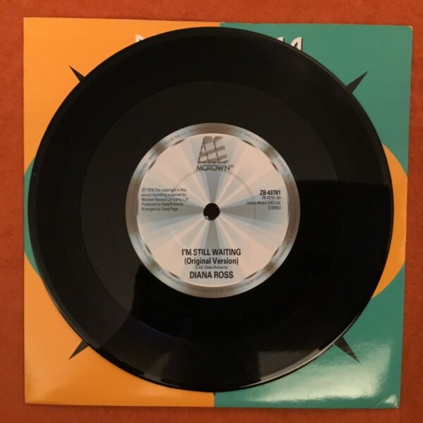 Diana Ross -I'm Still Waiting- Remix & Original - Motown Records 7" 1970 - Re-issue - Image 4