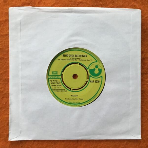 Wizzard- See My Baby Jive- Bend Over Beethoven- Harvest Records 7" 1973 - Image 2