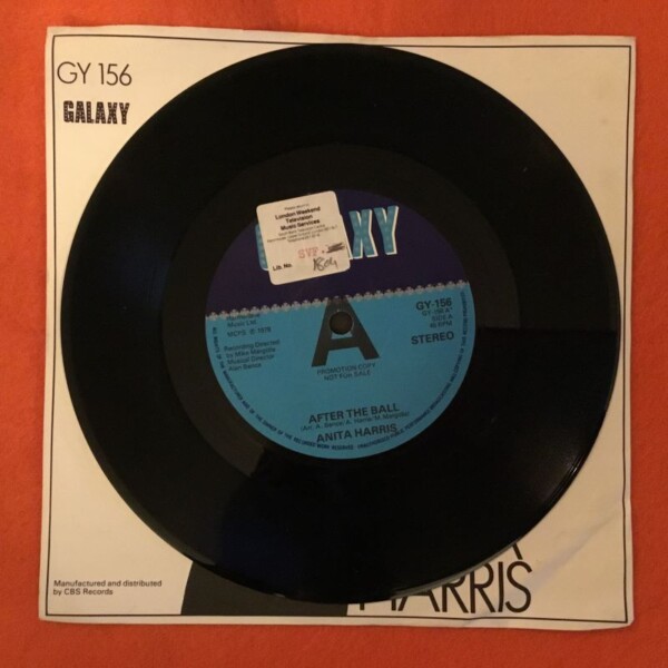 Anita Harris- After The Ball- Summer Spun- Galaxy Records Promo 7" 1978 - Image 3