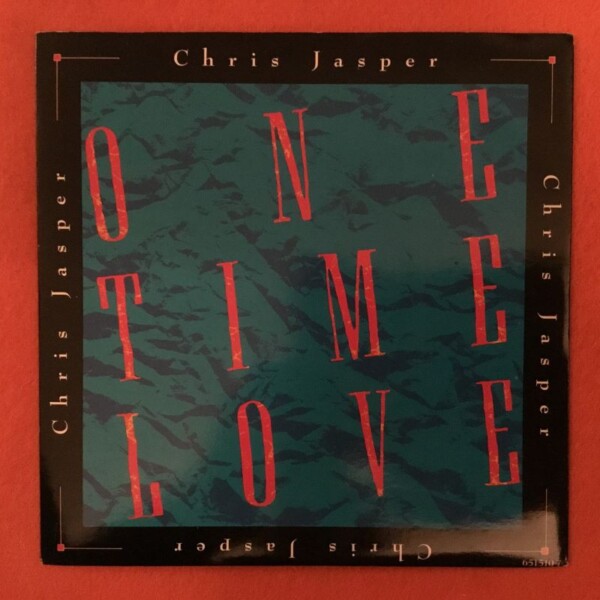 Chris Jasper- One Time Love- Givin My All- Epic Records 7" 1987