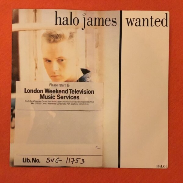 Halo James- Wanted- Worlds Apart- Epic Records 7" 1989