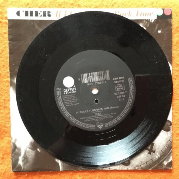 Cher- If I Could Turn Back Time- Some Guys- Geffen Records 7" -1989 - Image 3