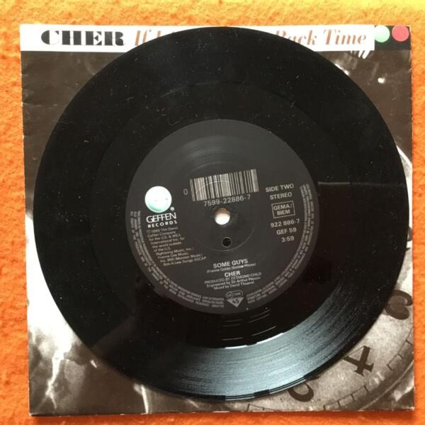 Cher- If I Could Turn Back Time- Some Guys- Geffen Records 7" -1989 - Image 4