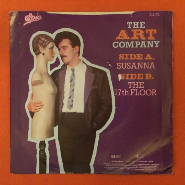 Art Company- Susanna- The 17th Floor- Epic Records 7" -1984 - Image 2