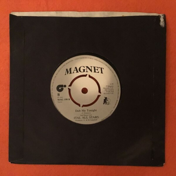 Trevor Walters- Love Me Tonight- Dub Me Tonight- Magnet Records 7" -1981 - Image 2