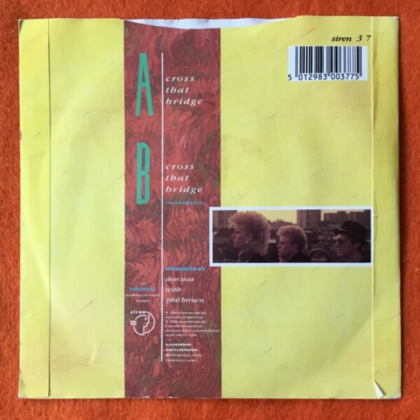 Ward Brothers- Cross That Bridge- (2 Versions)- Siren Records 7" -1986 - Image 2