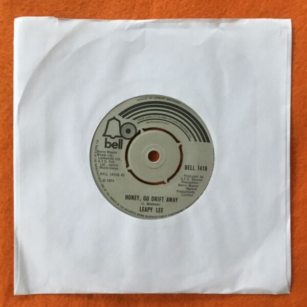 Leapy Lee- Every Road Leads Back To You- Honey, Go Drift Away- Bell Records 7" 1974 - Image 2