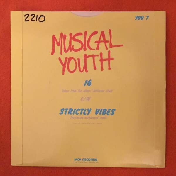 Musical Youth- 16- Strictly Vibes- MCA Records 1983 - Image 2