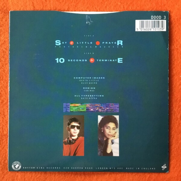 Bomb The Bass featuring Maureen- Say A Little Prayer- Seconds to Terminate- Rhythm King Records- 1988 - Image 2