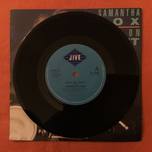 Samantha Fox- Hold On Tight- It's Only Love- Jive Records 7" - 1986 - Image 3