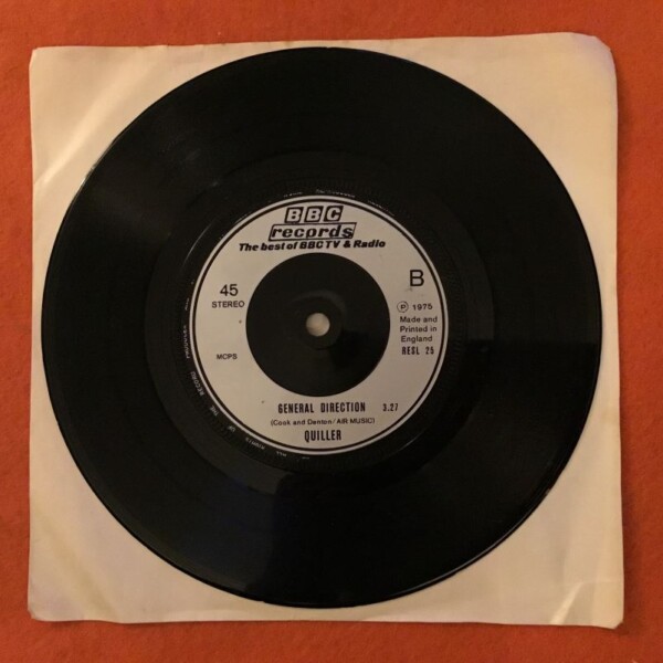 Quiller- Quiller (TV Theme)- General Direction- BBC Records 7" - 1975 - Image 2