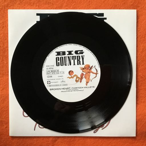 Big Country- Broken Heart (Thirteen Valleys)- Soapy Soutar Strikes Back- Mercury Records 7" 1986 - Image 3