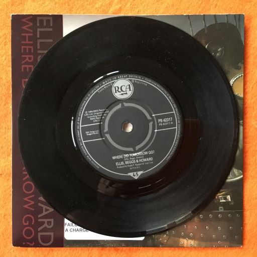 Ellis Beggs & Howard- Where Did Tomorrow Go- Nobody Knows- RCA Records 7" - 1988 - Image 3