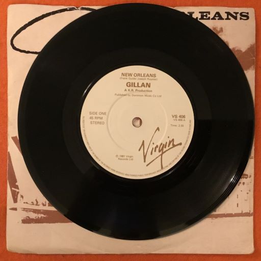 Gillan- New Orleans- Virgin Records 7"- 1981 - Image 3