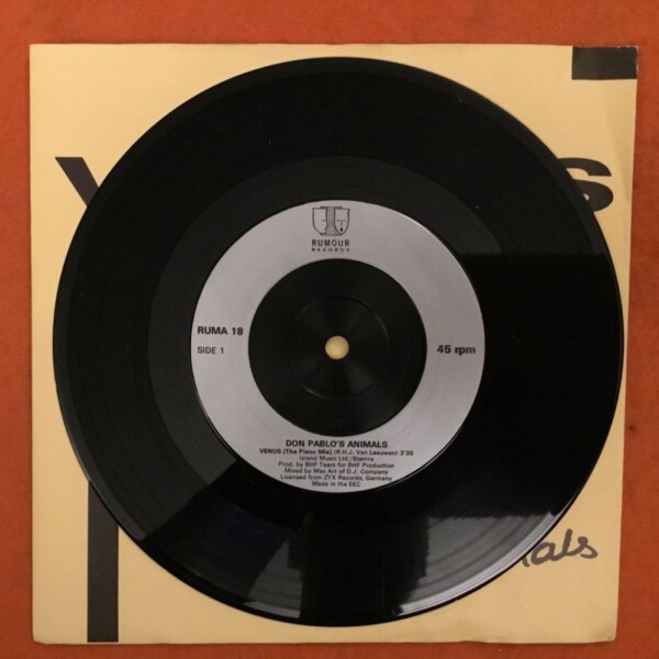 Don Pablo's Animals- Venus- Rumour Records 7" - Image 3