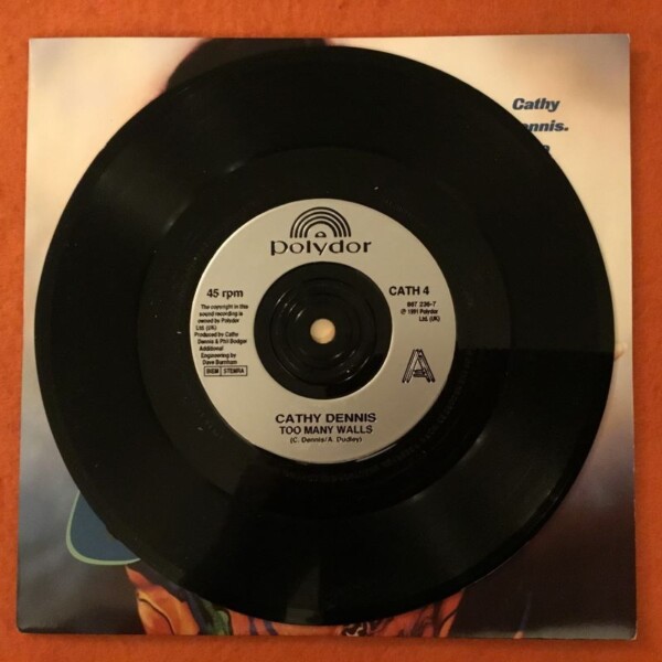 Cathy Dennis- Too Many Walls (2 Versions)- Polydor Records 7" -1991 - Image 3