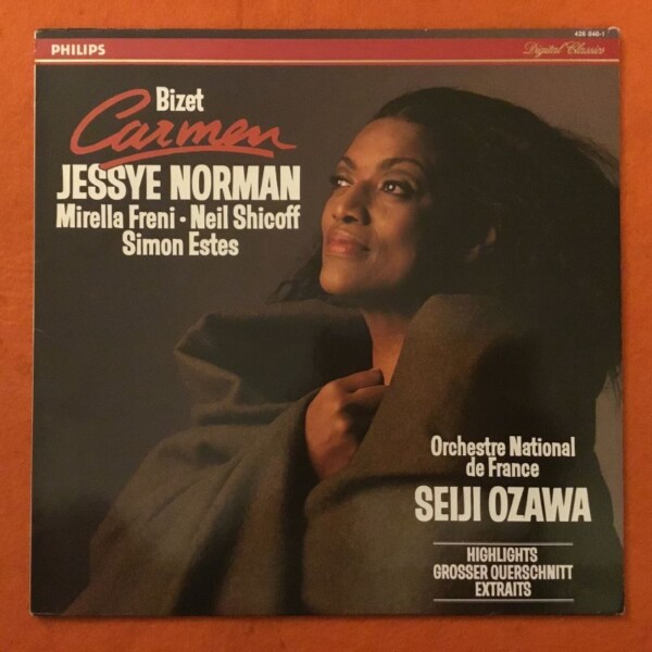 Bizet-Carmen Highlights- Jessye Norman- French National Orchestra- Ozawa- Philips Records- LP 1989