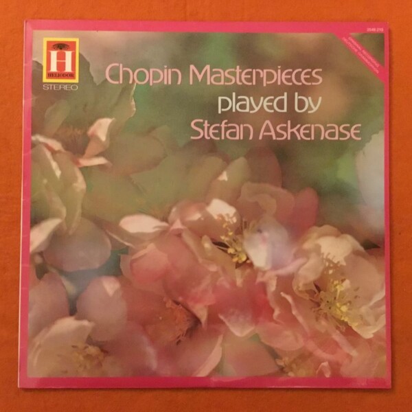Chopin Masterpieces- Stefan Askenase- Heliodor Records- LP 1972
