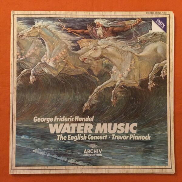 Handel- Water Music- The English Concert- Trevor Pinnock - Archiv Records- LP 1983