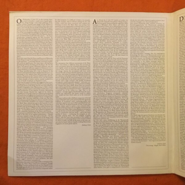 Handel- Water Music- The English Concert- Trevor Pinnock - Archiv Records- LP 1983 - Image 3