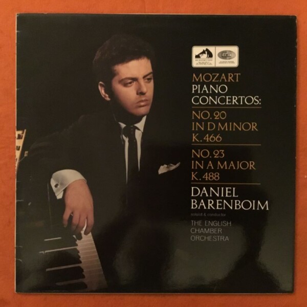 Mozart- Piano Concertos 20 & 23- Daniel Barenboim- English Chamber Orchestra- HMV Records- LP 1967
