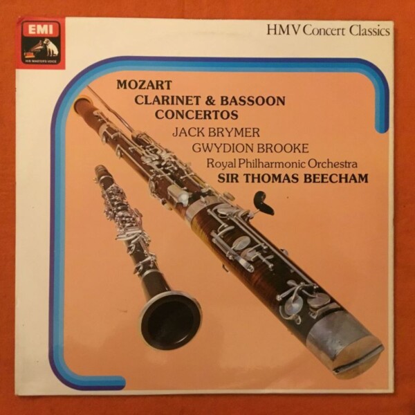 Mozart- Clarinet & Bassoon Concertos- Royal Philharmonic- Thomas Beecham- HMV Records- LP 1960