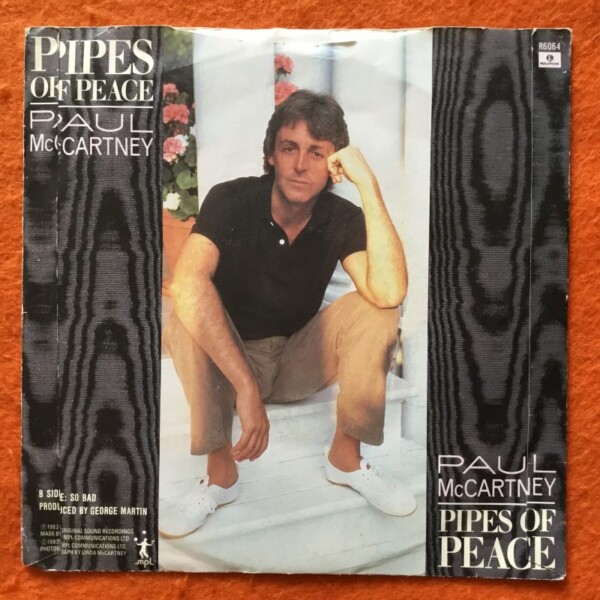 Paul McCartney- Pipes of Peace- Parlophone Records 7" 1983 - Image 2
