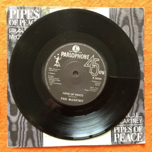 Paul McCartney- Pipes of Peace- Parlophone Records 7" 1983 - Image 3