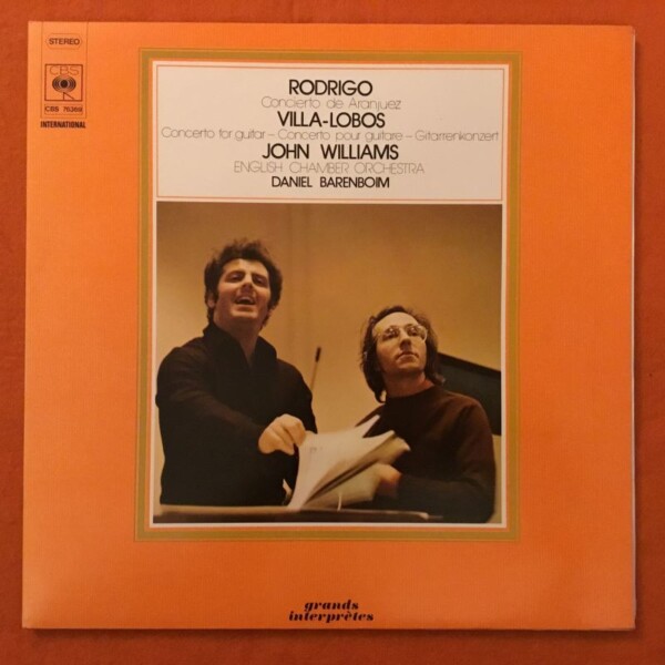 Rodrigo- Concerto De Aranjuez- John Williams- Daniel Barenboim- English Chamber Orchestra- CBS Records- LP 1974