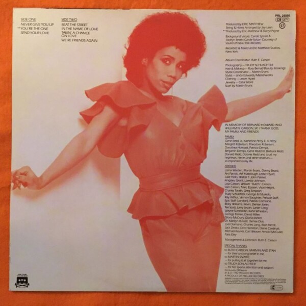Sharon Redd- Redd Hott- Prelude Records- LP 1982 - Image 2