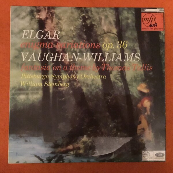 Elgar -Enigma Variations- Steinberg- Pittsburgh SO- MFP/EMI Records- LP