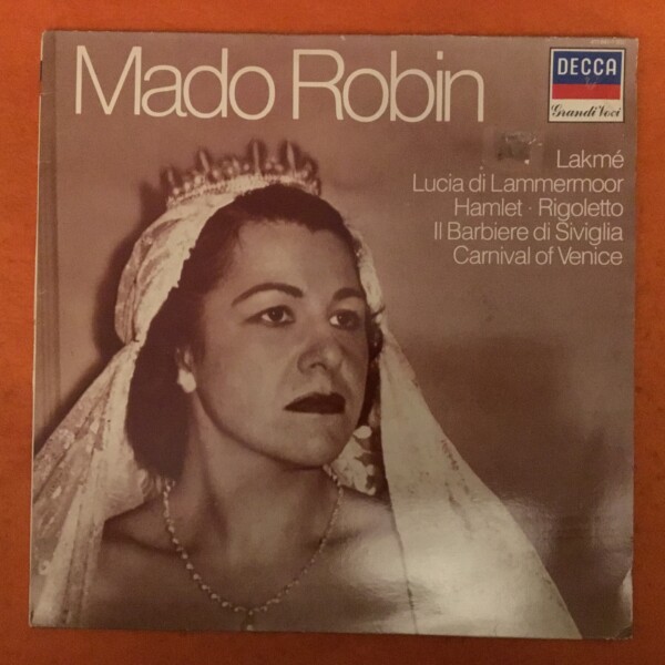 Mado Robin- Grandi Voci- Decca Records- LP 1984