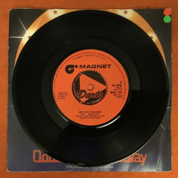 Darts- Don't Let It Fade Away- Magnet Records 7"- 1978 - Image 3