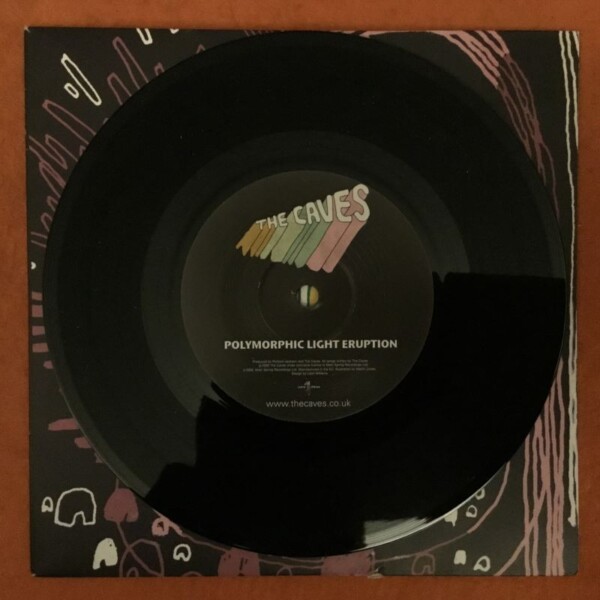 The Caves- Polymorphic Light Eruption- Main Spring Records 7" 2005 - Image 3