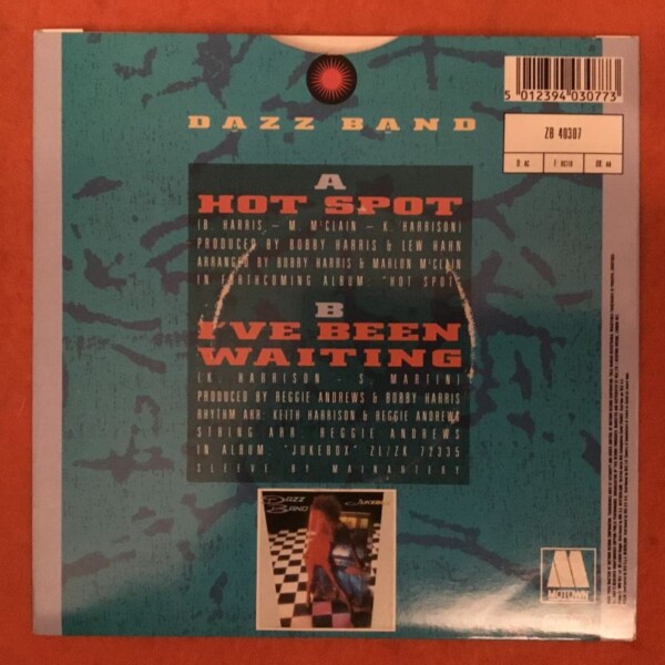 Dazz Band- Hot Spot- Motown Records 7" - 1985 - Image 2