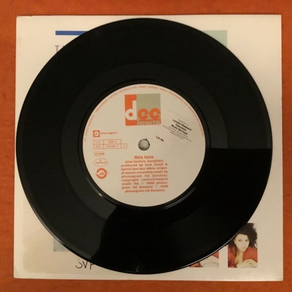 Dee Lewis- Best Of My Love- This Love- Mercury Records 7" -1988 - Image 4
