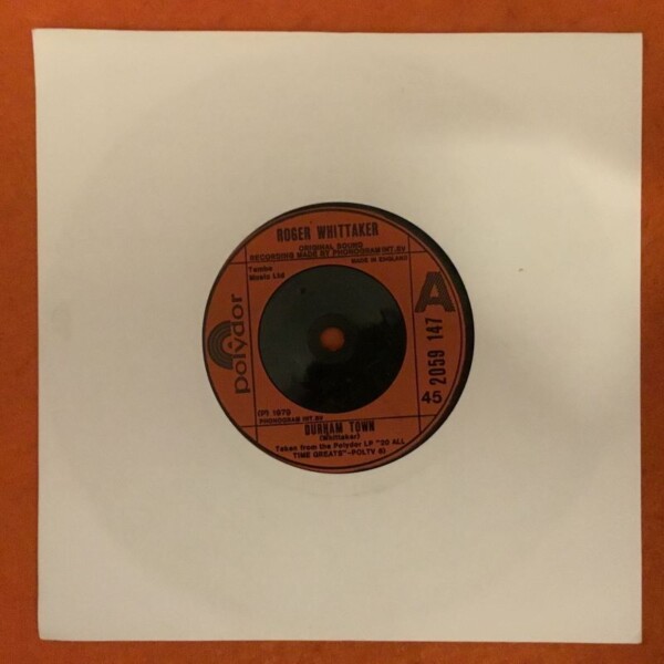 Roger Whittaker- Durham Town- Morning Has Broken- Polydor Records 7"- 1979