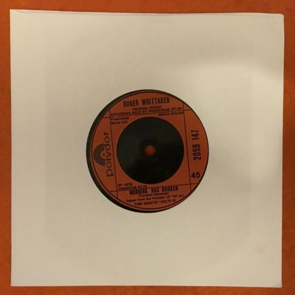 Roger Whittaker- Durham Town- Morning Has Broken- Polydor Records 7"- 1979 - Image 2