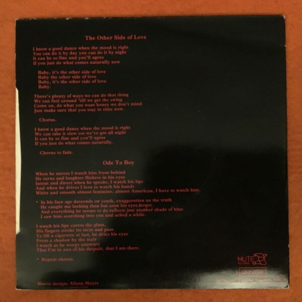 Yazoo- The Other Side Of Love- Mute Records 7" 1982 - Image 2