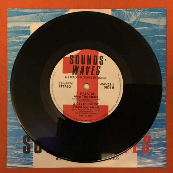 Sounds Waves 1- Motorhead, Stupids, Kreator, Celtic Frost- Sounds Records 7" - Image 3