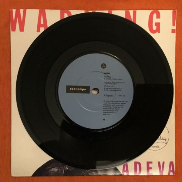 Adeva- Warning- Respect- Cooltempo Records 7"- 1989 - Image 3