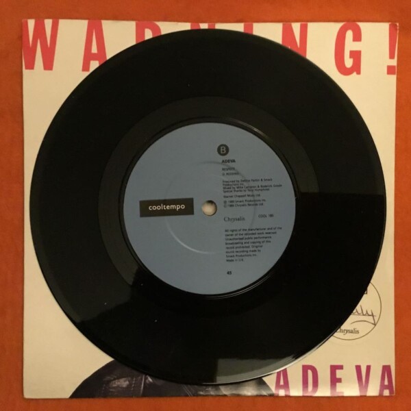 Adeva- Warning- Respect- Cooltempo Records 7"- 1989 - Image 4
